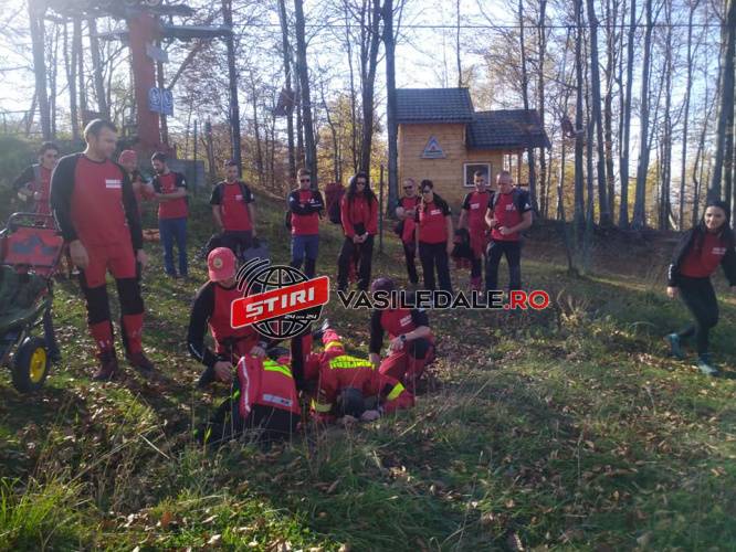 FOTO: Exerciţiu de salvare la Şuior, cu salvamontiştii maramureşeni