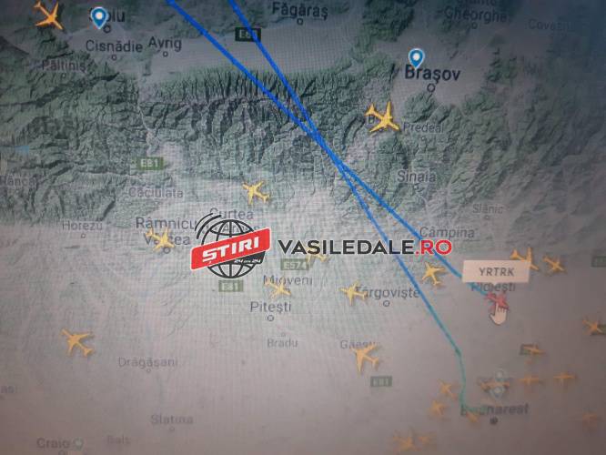 EXCLUSIV: Aeronavă “străină” deasupra Băii Mari. A survolat orașul, după care a plecat. Care este motivul (GALERIE FOTO)