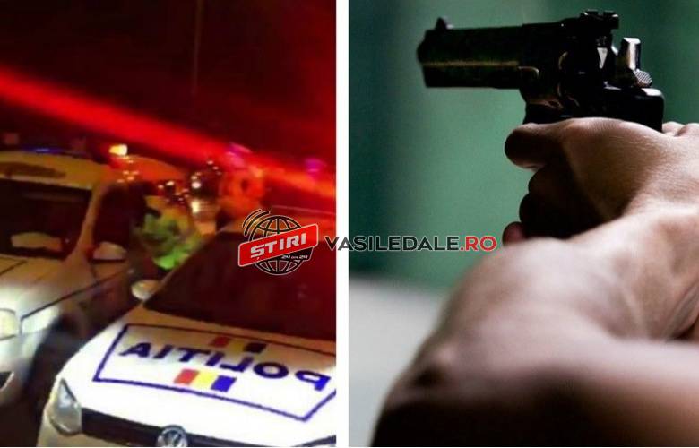 LĂSAT LIBER: Un tânăr din Săliștea de Sus a amenințat polițiștii cu cuțitul. S-au tras două focuri de armă