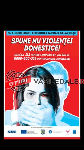 SPUNE NU VIOLENŢEI DOMESTICE! Campanie internațională de prevenire a violenței bazate pe gen