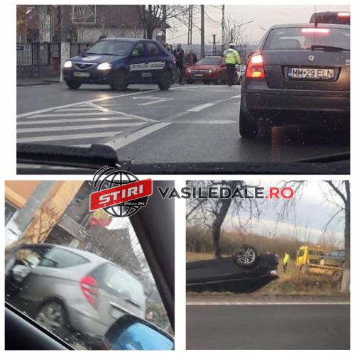 ÎN SERIE PE DN1C: Accidente rutiere în Recea, Lăpușel și la Pădurea Stejarul (galerie foto)