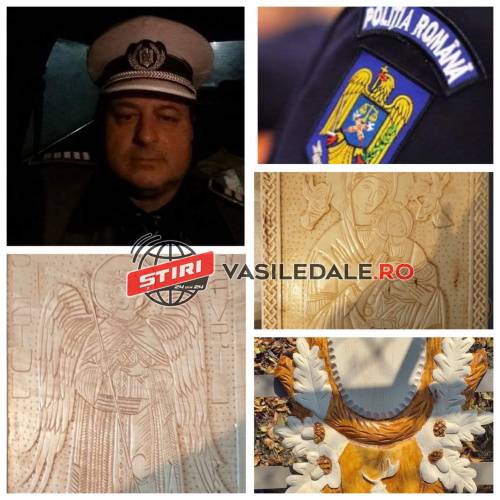 EXCLUSIV – ȘEFUL POSTULUI DE POLIȚIE SATULUNG: ”În sculptură mă refugiez și îmi încarc bateriile” (galerie foto)