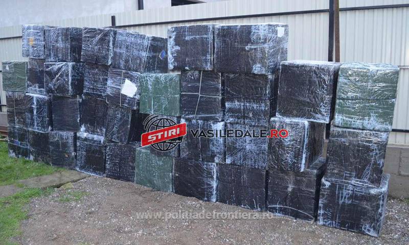 PERCHEZIŢII LA SIGHET: Peste 35.000 de pachete cu ţigări confiscate din beciul imobilului care aparține unei femei (FOTO)