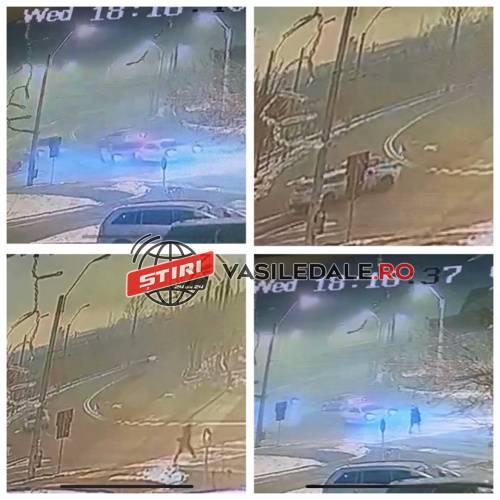 EXCLUSIV – CAMERĂ SUPRAVEGHERE: Două accidente în Baia Mare, în același loc, în doar două ore