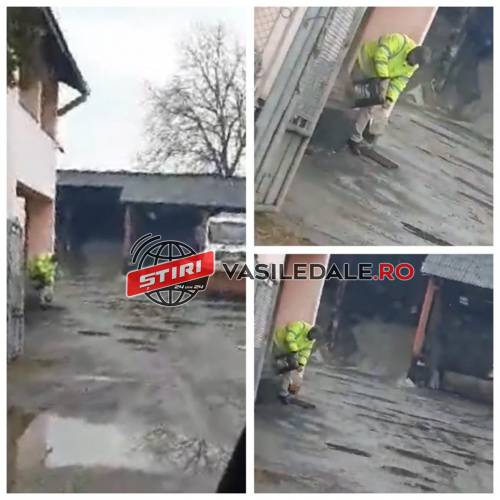 EXCLUSIV FOTO/VIDEO – ECONOMIE LA DESZĂPEZIRE? Combustibil turnat din canistre în PET-uri de 5 litri la Sighetu Marmației (ACTUALIZARE)