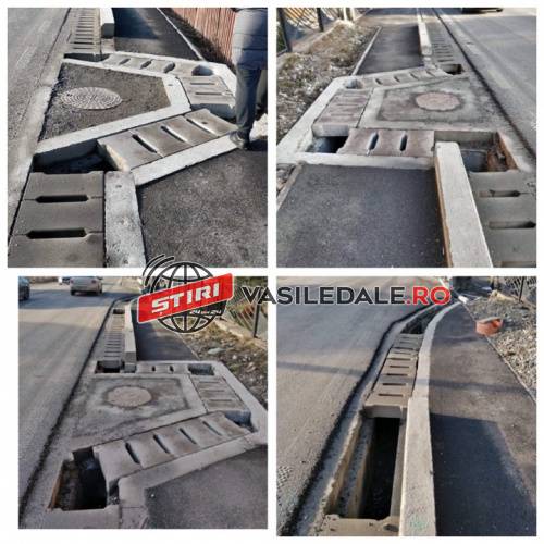 CRIMĂ CU PREMEDITARE: Lucrări de reabilitare făcute de mântuială pe DN18 la Moisei. Oamenii își rup picioare, iar șoferii pot muri la orice pas (FOTO/VIDEO)