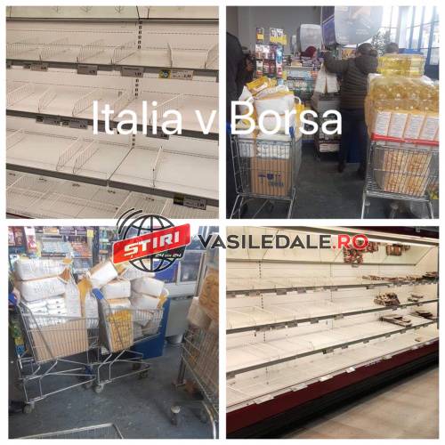 EXCLUSIV VIDEO/FOTO: Magazine goale în LODI, marketurile din BORȘA, luate cu asalt. Tone de ulei trimise din țară rudelor din Italia