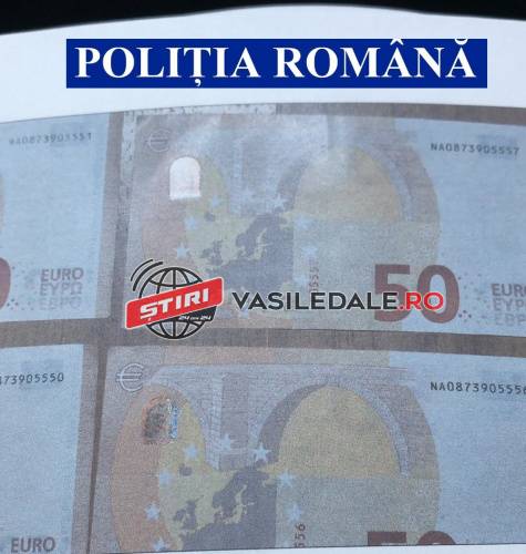 EURO FALȘI DIN ITALIA ÎN MARAMUREȘ: 10.000 euro falși, trei băimăreni reținuți (FOTO)