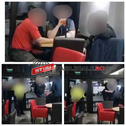 EXCLUSIV VIDEO / ACTUALIZARE: Contre la o bere între șefi ai Poliției de Frontieră și ”contrabandiști”, finalizate cu intervenția Poliției Vișeu de Sus într-un bar