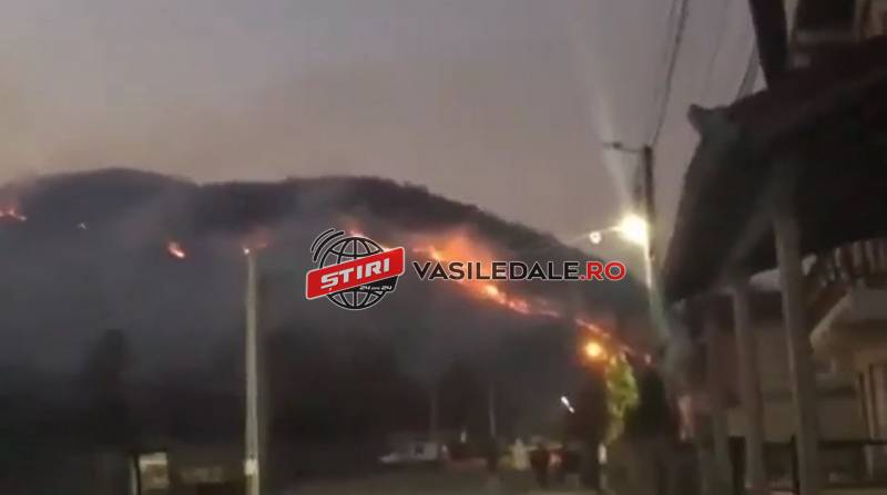 VIDEO EXCLUSIV / ACTUALIZARE: 26 incendii în 24 de ore – Pădure în flăcări între Poienile de Sub Munte și Crasna Vișeului din cauza inconștienței sătenilor care fac „curățenia de primăvară” cu foc