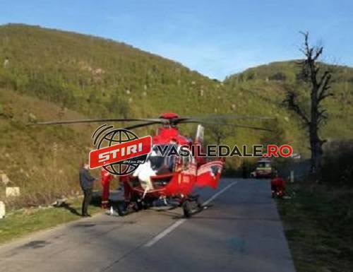 ACTUALIZARE FOTO: Femeie de circa 75 de ani, lovită de tren la Ţicău. A fost dusă cu elicopterul SMURD la UPU Baia Mare, unde a decedat