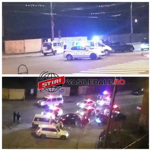 FOTO EXCLUSIV: Urmărire ca-n filme, cu străzi blocate de mașini de poliție în Baia Mare