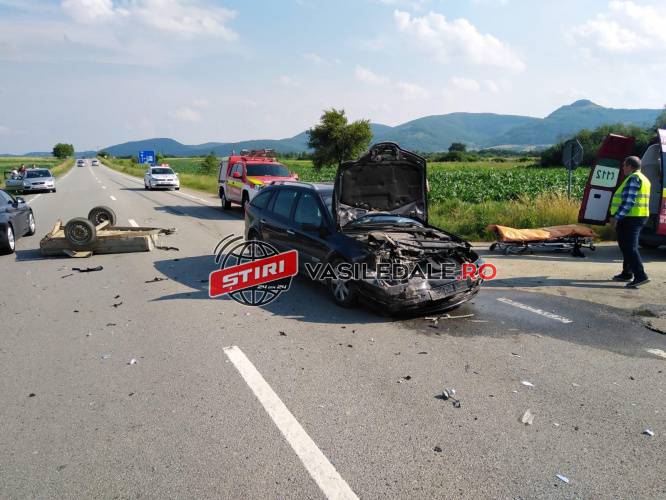 GALERIE FOTO: Băimărean implicat într-un grav accident la Câțcău