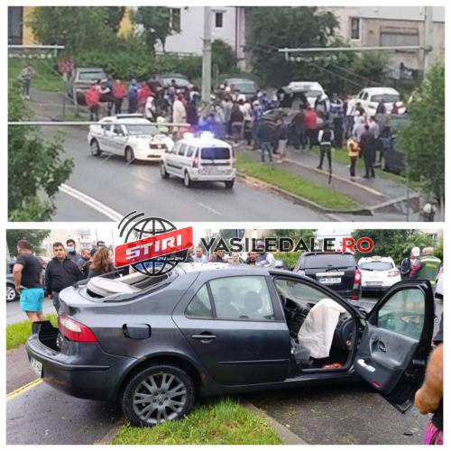 FOTO: Accident pe strada Grănicerilor, din cauza vitezei