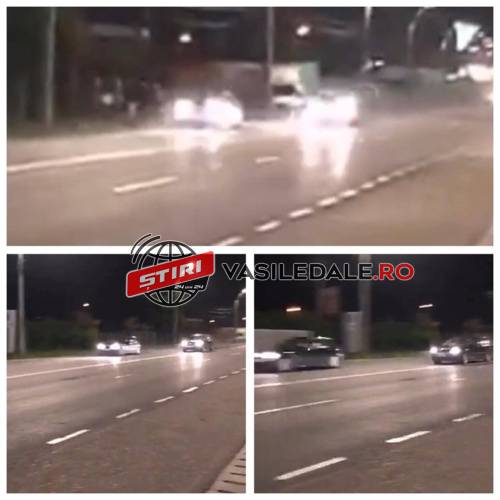 VIDEO – Liniuțe în miez de noapte pe bulevardul Independenței din Baia Mare. Poliția s-a autosesizat (ACTUALIZARE)