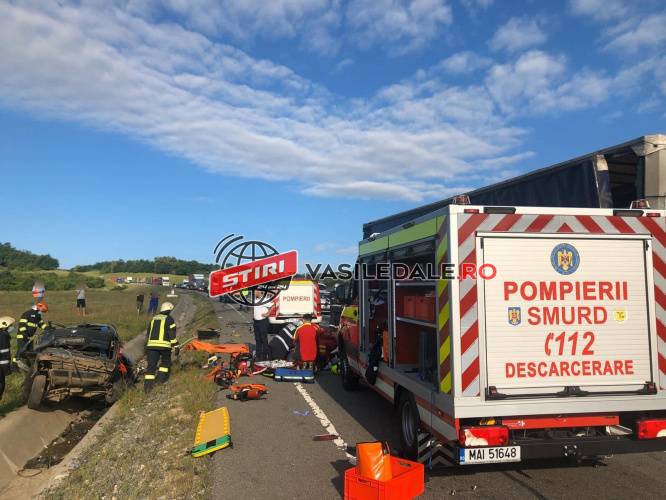 GALERIE FOTO, VIDEO: Grav accident pe centura Apahida – Vâlcele! Trei persoane au decedat
