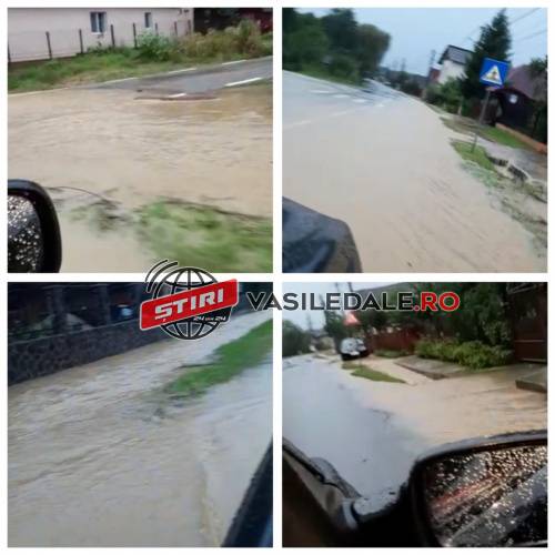 GALERIE FOTO, VIDEO / ACTUALIZARE: Inundaţii la Tăuţii Măgherăuş. Gospodării inundate şi pe Valea Borcutului