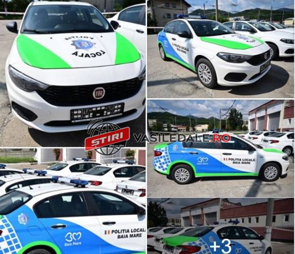 FOTO: Circ la nivel național – Rebrenduirea unui SINGUR AUTOTURISM AL Poliției Locale Baia Mare a inflamat spiritele în rândul polițiștilor