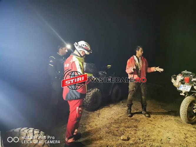 ACŢIUNE SALVAMONT: Motociclist rătăcit în pădure în zona Săbişa, găsit de salvamontiştii maramureşeni
