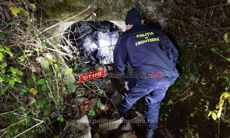 FOTO, VIDEO: 55.800 de pachete țigări, de 136.000 euro, confiscate la frontiera de nord. Un maramureșean și o sătmăreancă, cercetați pentru contrabandă