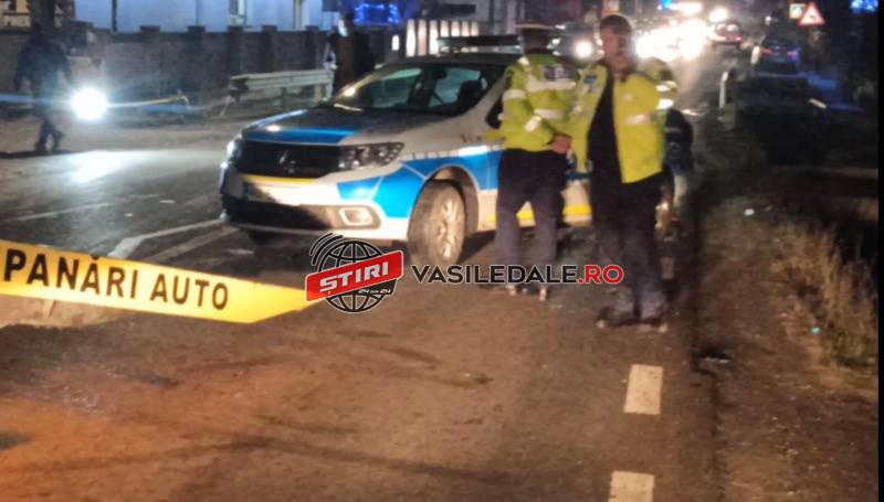 FOTO/VIDEO EXCLUSIV: Mașina poliției implicată în accident în Lăpușel. Polițistul vinovat a fost sancționat contravențional (actualizare)