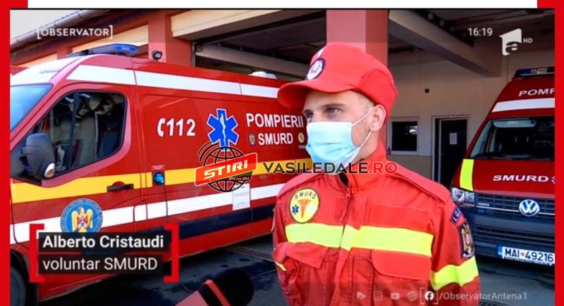 SALVEAZĂ VIEŢI PE MELEAGURILE NOASTRE: Un inginer italian și-a părăsit țara pentru a fi deveni voluntar SMURD, în Maramureș