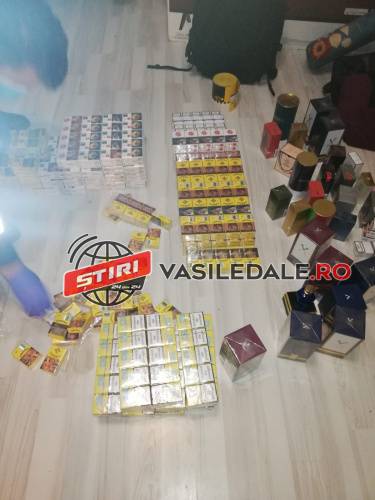 SIGHETU MARMAŢIEI: Percheziţie domiciliară, ţigări şi parfumuri contrafăcute la o casă de pe strada Gheorghe Şincai