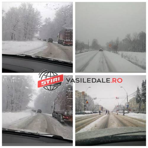 FOTO/VIDEO: Haos pe șoselele județului. Blocaj pe DN18B. Cel mai rău se circulă prin Baia Mare