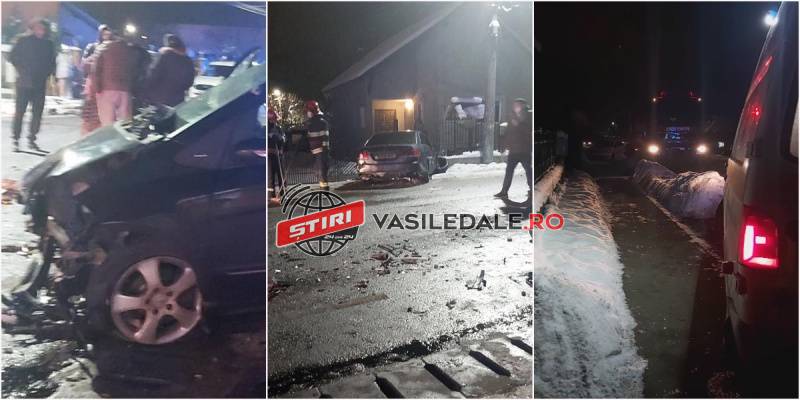 FOTO: DN18 Tăuții de Sus – Trei mașini distruse, răniți și o conductă de gaz spartă (ACTUALIZARE)