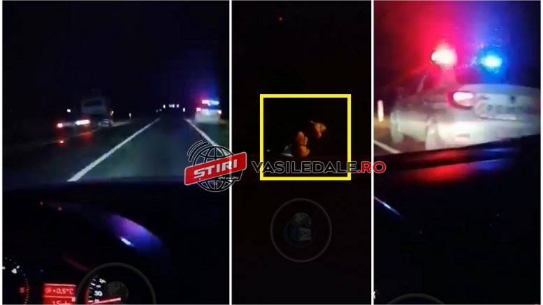 VIDEO: O tânără de 19 ani din Cavnic s-a răsturnat cu mașina în șanț în județul Satu Mare