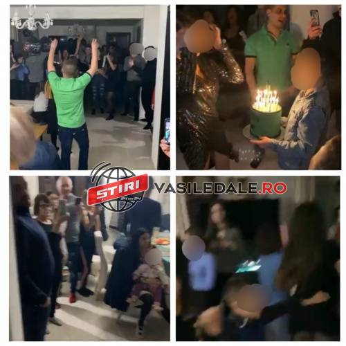FOTO EXCLUSIV: Şi-au pus copiii în pericol. Petrecere la Vişeu de Sus, terminată cu amenzi