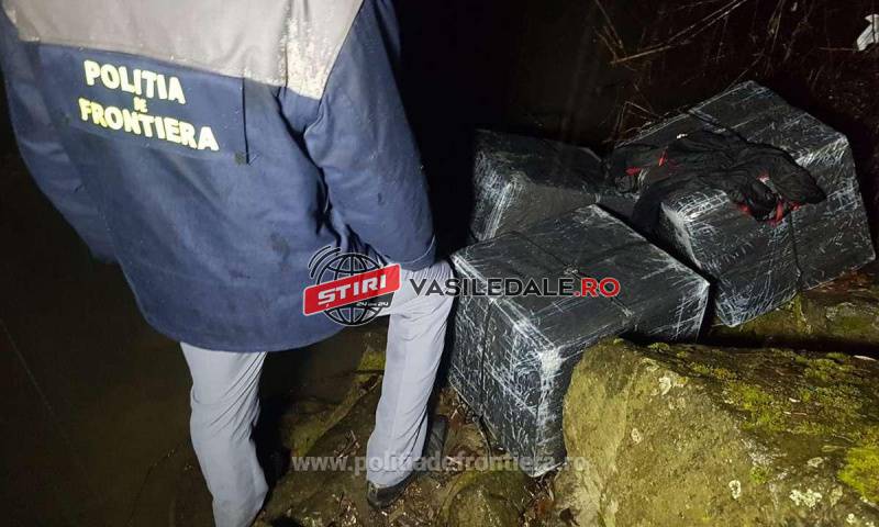 FOTO: Țigări în valoare de 25.000 lei, confiscate de polițiștii de frontieră la Bocicoiu Mare