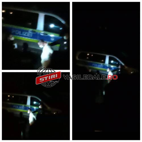 EXCLUSIV VIDEO: SCANDAL MONSTRU – Trei români tăiați cu cuțitul în Germania. Agresorul, tot român, reținut de polițiștii din Frankfurt