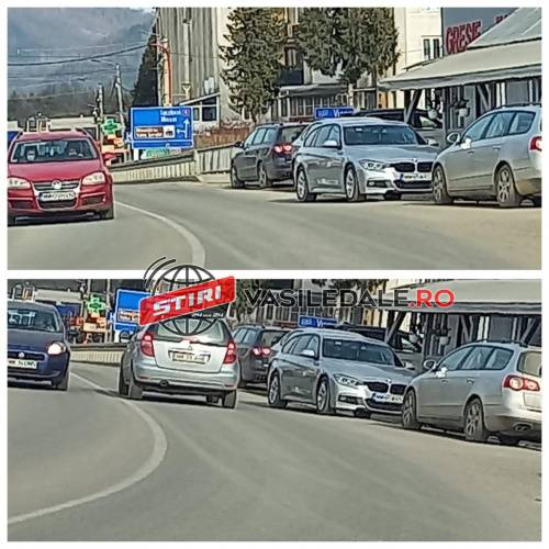FOTO CITITORI: Dacă ești polițist la rutieră în Vișeu de Sus ești șmecher și la volanul mașinii personale