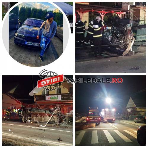 GALERIE FOTO, EXCLUSIV VIDEO ŞOCANT: Grav accident la Berbeşti. Şoferul de 22 ani a decedat. Avea permis de conducere de 3 săptămâni