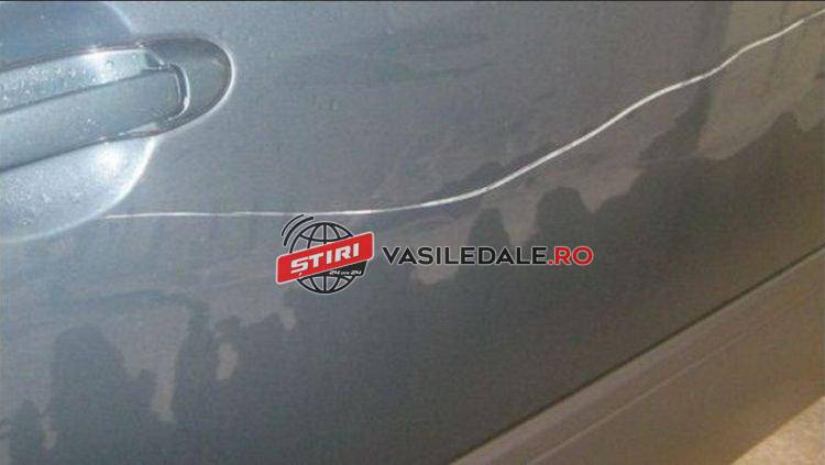 SIGHETU MARMAŢIEI: Cercetat de poliţişti după ce zgâriat caroseria unei maşini parcate