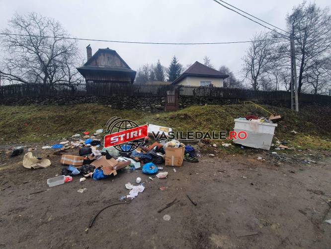 VIDEO: A venit DRUSAL-ul doar că în loc să îl ridice muncitorii au împrăștiat gunoiul pe stradă