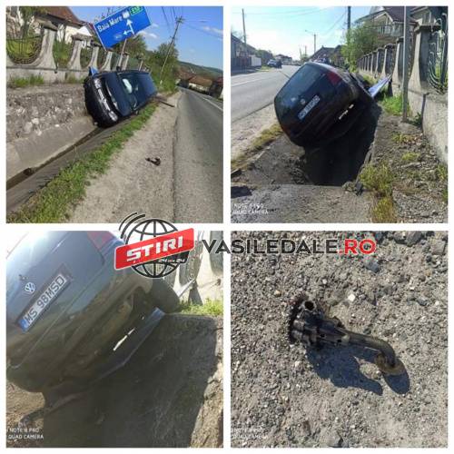 FOTO/VIDEO: Accident în Șomcuta Mare. O femeie și fetița de 4 ani au fost preluate de echipajul SMURD