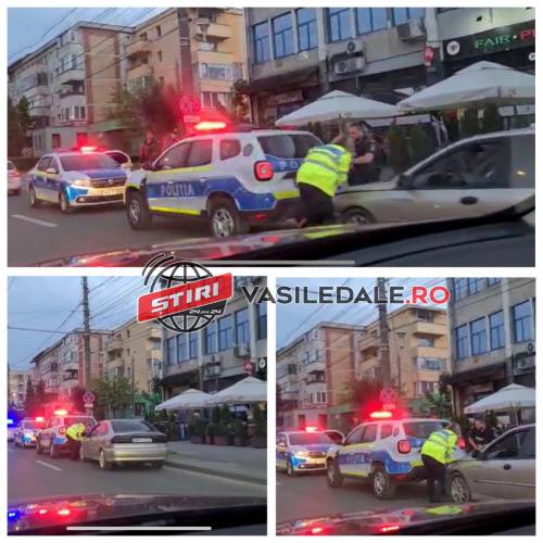 Foto/video EXCLUSIV: ACCIDENT – Un puștan beat s-a izbit cu mașina de Dusterul Poliției Rutiere din Baia Mare (actualizare)