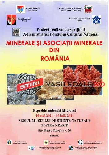 Expoziție națională itinerantă „Minerale și asociații minerale din România”