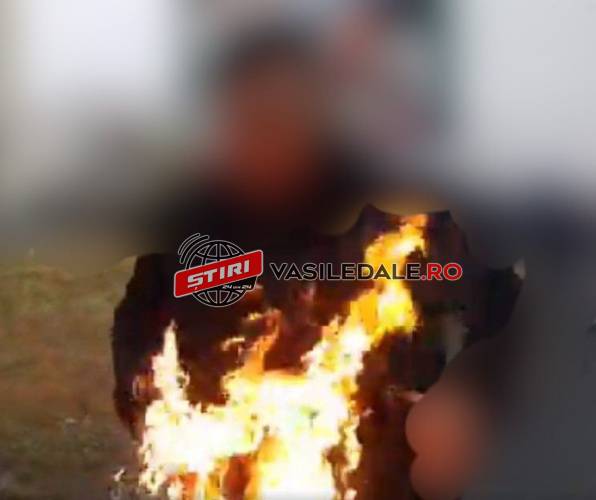 EXCLUSIV VIȘEU DE SUS – Un tânăr și-a turnat benzină pe el, apoi și-a dat foc. Ar fi vorba de niște datorii neplătite