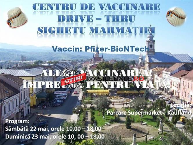 Vaccinare Drive-Thru la Sighetu Marmației
