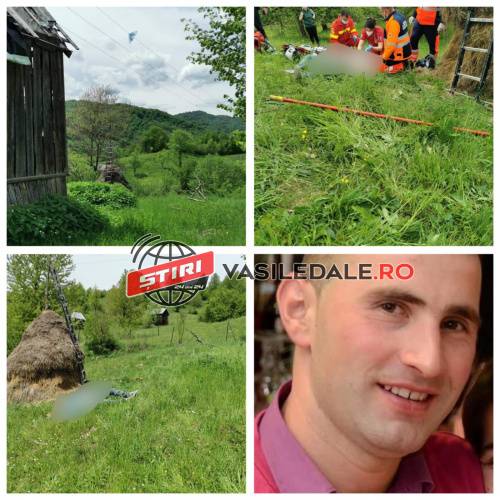 EXCLUSIV FOTO / TRAGEDIE LA MOISEI: Patru fetiţe au rămas orfane după ce tatăl lor s-a electrocutat mortal încercând să dea jos un zmeu agăţat de firele de curent