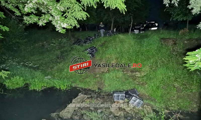 FOTO – Focuri de armă la Sighetu Marmației. 8 contrabandiști au trecut râul Tisa cu țigări din Ucraina