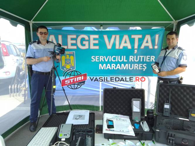 Polițiștii Serviciului Rutier au pus la încercare simțurile cetățenilor