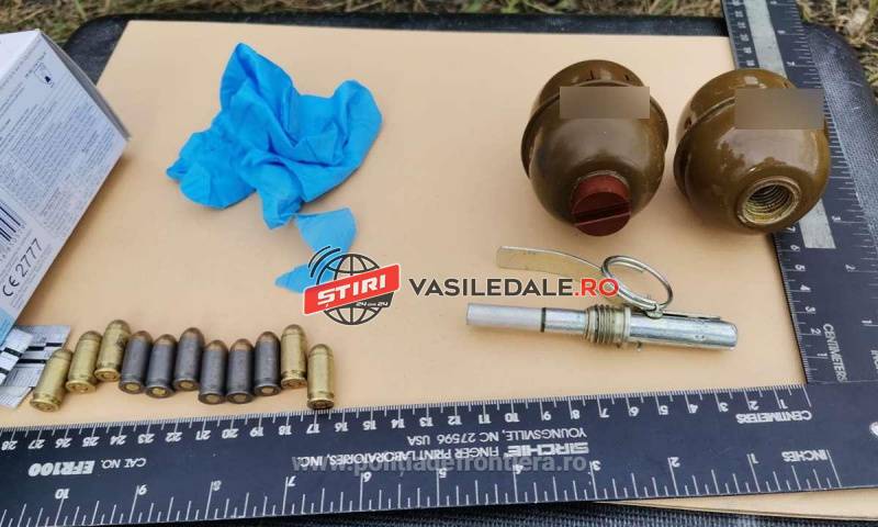 INCREDIBIL: Contrabandist prins în PETROVA cu grenade și cartușe produse în Ucraina în mașină. Cum a ajuns muniția în România? (foto/video)