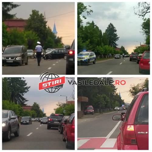 FOTO – Două mașini s-au ciocnit la Sighetu Marmației – actualizare