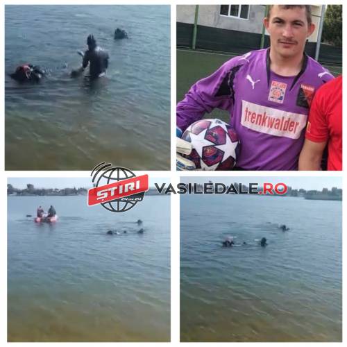 EXCLUSIV VIDEO – Sorin a fost scos din apele balastiere Apa. Azi ar fi avut meci de fotbal