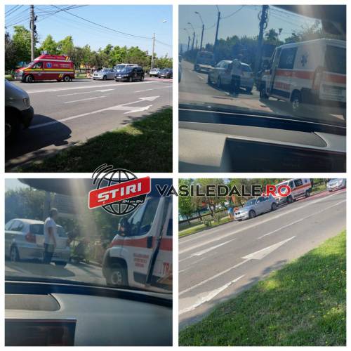 FOTO: Accident în zona Buclă. Femeie cu cărucior, accidentată pe trecerea pentru pietoni (actualizare)