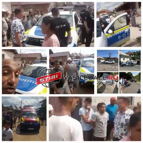 EXCLUSIV VIDEO: Avem imaginile revoltei de pe Calea Mireșului din Șomcuta Mare. Au acuzat poliția ca ar fi agresat o localnică doar că victima a recunoscut și a depus plângere împotrivei vecinei